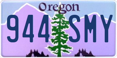 OR license plate 944SMY