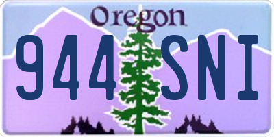 OR license plate 944SNI