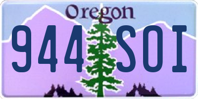 OR license plate 944SOI