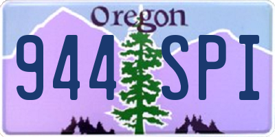 OR license plate 944SPI