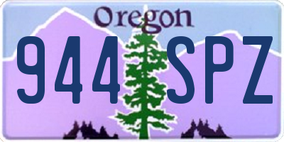 OR license plate 944SPZ