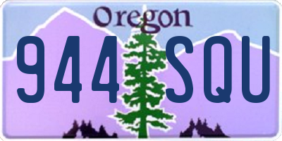 OR license plate 944SQU