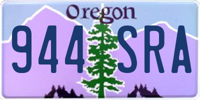 OR license plate 944SRA