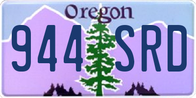 OR license plate 944SRD