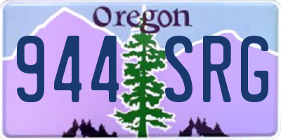 OR license plate 944SRG