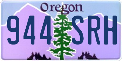 OR license plate 944SRH