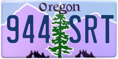 OR license plate 944SRT