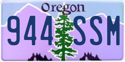 OR license plate 944SSM
