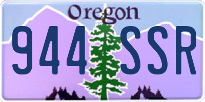 OR license plate 944SSR