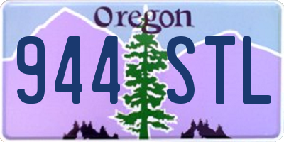 OR license plate 944STL