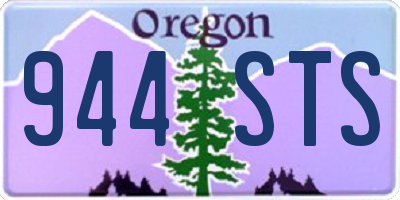 OR license plate 944STS