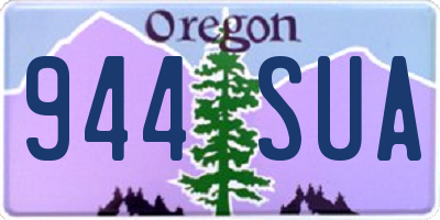 OR license plate 944SUA