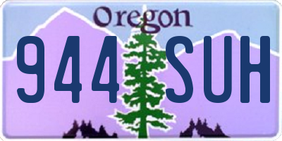 OR license plate 944SUH