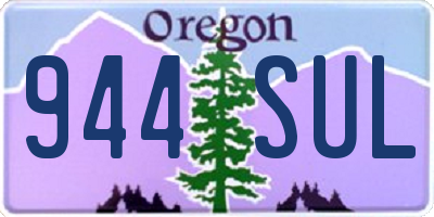 OR license plate 944SUL
