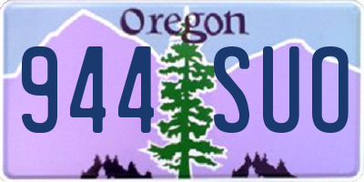 OR license plate 944SUO