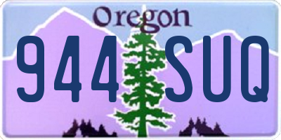 OR license plate 944SUQ