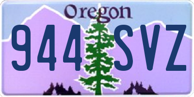 OR license plate 944SVZ