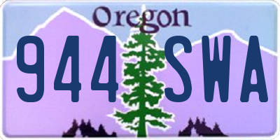 OR license plate 944SWA
