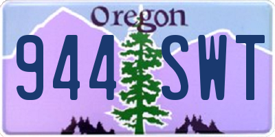 OR license plate 944SWT
