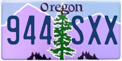 OR license plate 944SXX