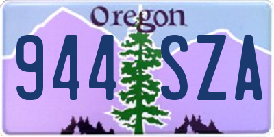 OR license plate 944SZA