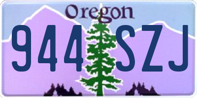OR license plate 944SZJ