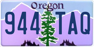 OR license plate 944TAQ