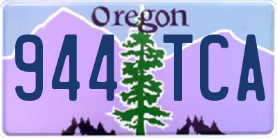 OR license plate 944TCA