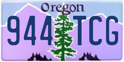 OR license plate 944TCG
