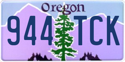 OR license plate 944TCK