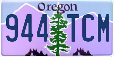 OR license plate 944TCM