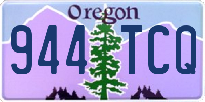 OR license plate 944TCQ