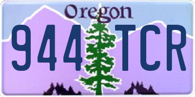 OR license plate 944TCR