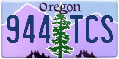 OR license plate 944TCS