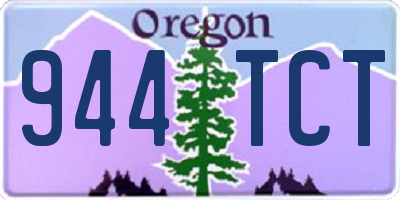 OR license plate 944TCT