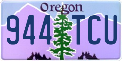 OR license plate 944TCU