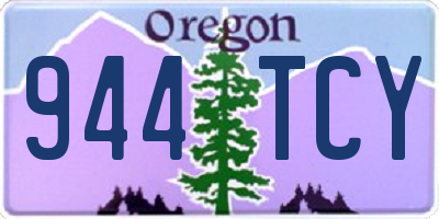 OR license plate 944TCY