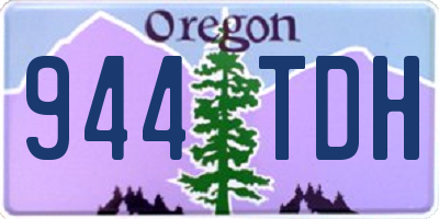 OR license plate 944TDH