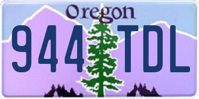 OR license plate 944TDL