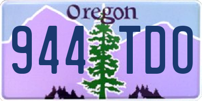 OR license plate 944TDO