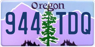 OR license plate 944TDQ