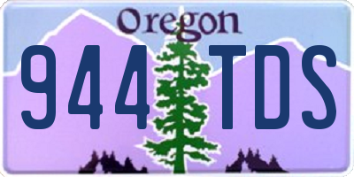 OR license plate 944TDS