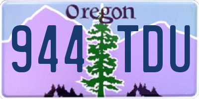 OR license plate 944TDU