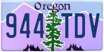 OR license plate 944TDV