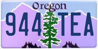 OR license plate 944TEA