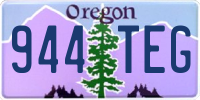 OR license plate 944TEG