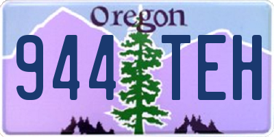 OR license plate 944TEH