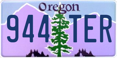 OR license plate 944TER