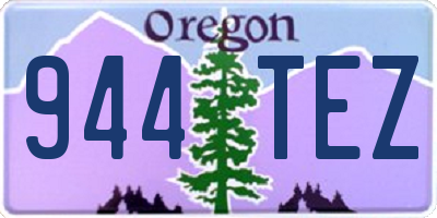 OR license plate 944TEZ