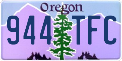 OR license plate 944TFC